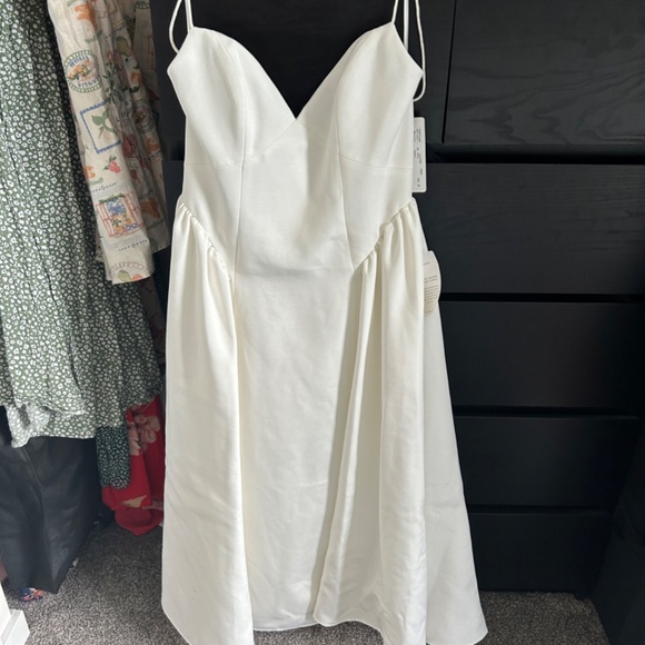 Jenny Yoo White Luella Dress - Picture 6 of 9